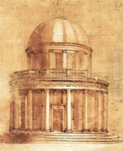 Study - Galleria degli Uffizi, Florence by Donato Bramante