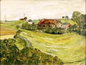 Paysage. by Oscar Verpoorten