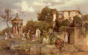 A Tavern in Ancient Rome 1867-68 by Arnold Bocklin