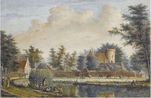 A Pair Of Views Of The Castle Of Loenersloot
