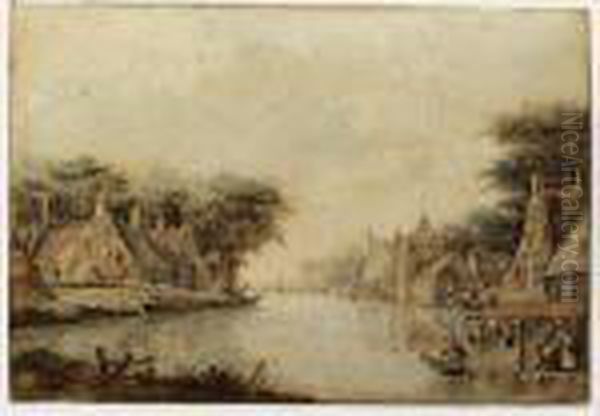 A Pair Of River Landscapes - view 1