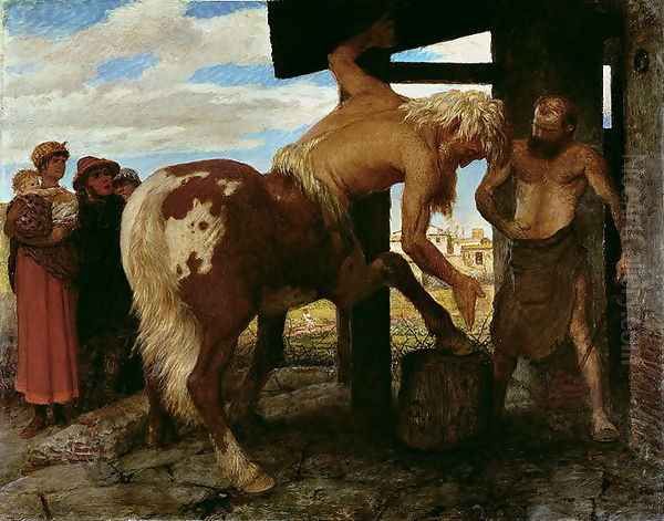 Centaur in the Village Blacksmith's Shop, 1888 - view 1