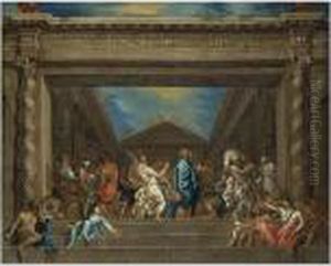 Christ Healing The Sick At Capernaum by Antonio Verrio