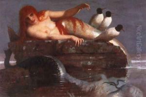 Calm Sea 1887 by Arnold Bocklin