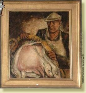 Pecheur A La Criee by Theodore J. Verschaeren