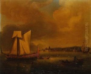 Bateau Anglais Devant Nimegue Bateau Anglais Devant Nimegue