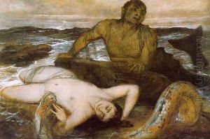 Triton and Nereid, 1877, by Arnold Bocklin