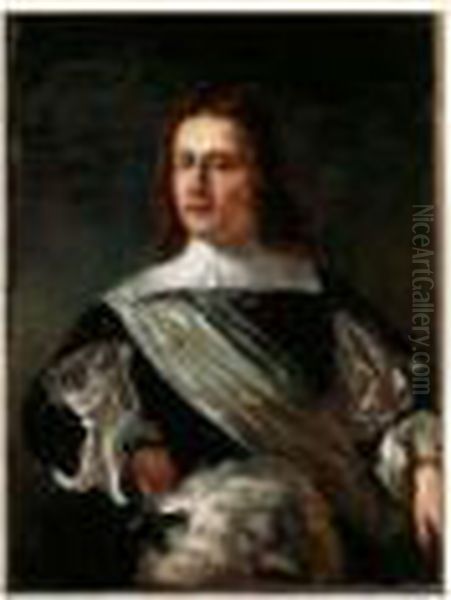 Portrait De Jeune Homme A Mi-corps. - view 1