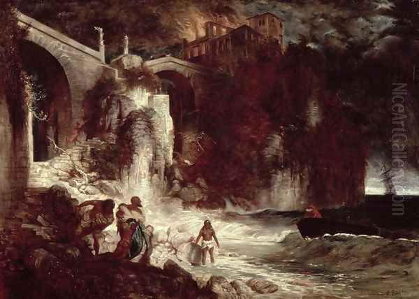 Pirate assault on a coastal fort, 1872 - view 1