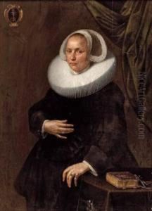 Dreiviertelportrait Einer Dame