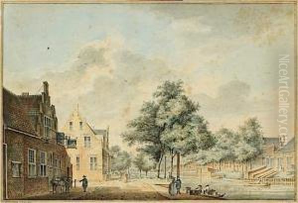 Vue D'un Canal Dans Une Ville Des Pays-bas - view 1