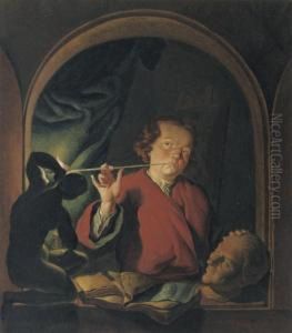 Smoking A Pipe Smoking A Pipe