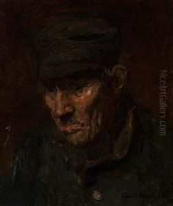 Study Of A Farmer by Floris Verster