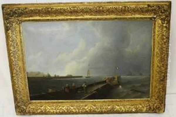 Bretonse Vissers Op Het Havenhoofd - view 1