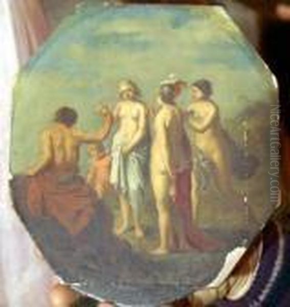 Parisand The Three Muses - view 1