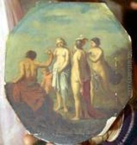 Parisand The Three Muses by Daniel Vertangen