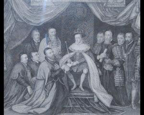 Who Is Thus Represented Giving Thecharter To The Lord Mayor....." - view 1