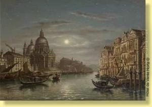Vue De Venise Au Crepuscule