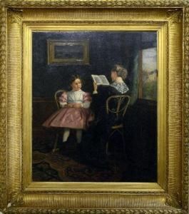 [la Lecture.] by Louis Charles Verwee