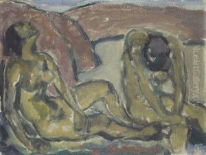 Nudi by Ludolf Henric Verworner