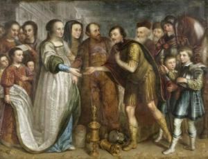 Engagement Celebrations With Palace Architecture In The
Background by Franse Jan Verzijl