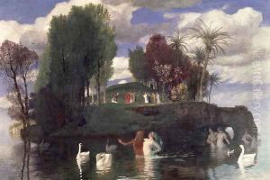 The Island of the Living, 1888 by Arnold Bocklin