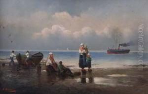 Figures On The Seashore
