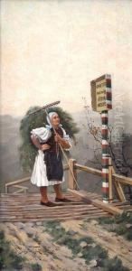 Pred Oravskou Zupou by Jaroslav Friedrich Julius Vesin