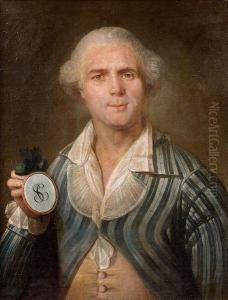 Portrait D'homme En Habit Raye Portrait D'homme En Habit Raye