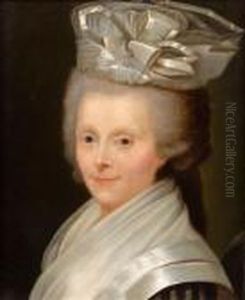 Portrait De Dame En Buste by Antoine Vestier