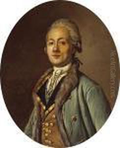 A Portrait Of A Gentleman by Antoine Vestier