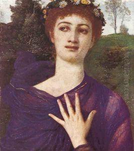 Flora 1875 by Arnold Bocklin