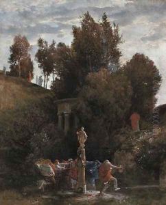 Roman May Festival c.1872 by Arnold Bocklin