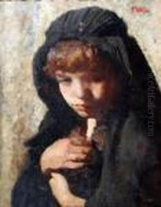 Ritratto Della Sorella Dell'artista by Paolo Vetri