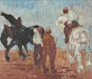 Bauern Auf Dem Feld by Erwald Vetter