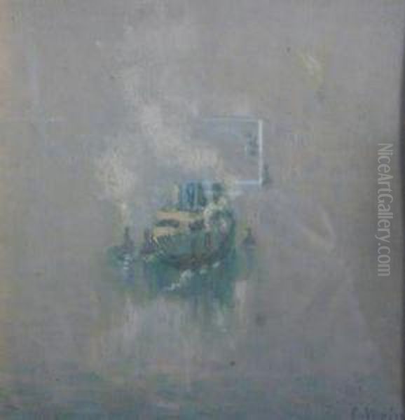Steamship At Sea - view 1