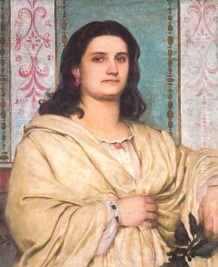 Angela Bocklin in muse by Arnold Bocklin