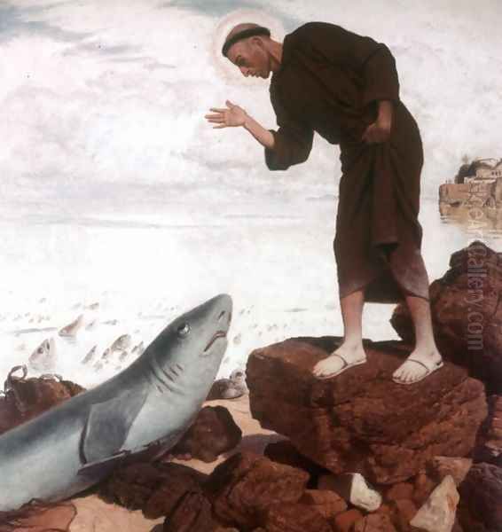St. Anthony preaches the fish - view 1