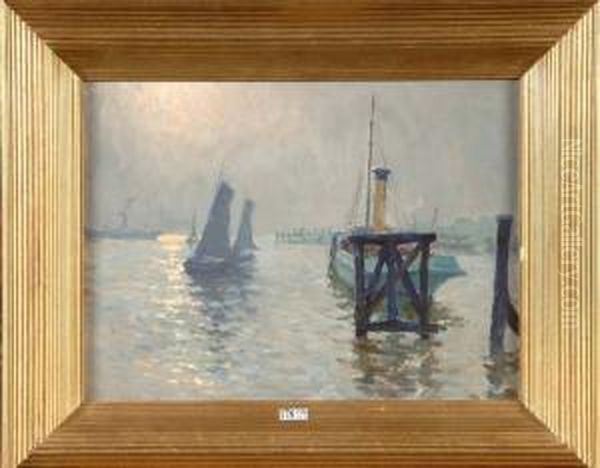 La Sortie Du Port Au Crepuscule - view 1
