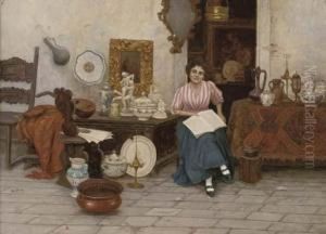 The Antiques Seller by Cesare Vianello
