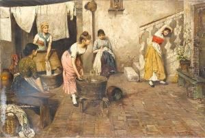 A Playful Moment by Cesare Vianello
