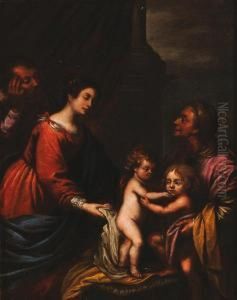 Sacra Famiglia Con Sant'anna E San Giovannino