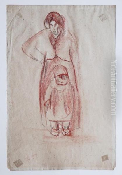Madre Con Bambina - view 1