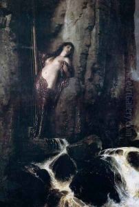The Surf 1883 by Arnold Bocklin