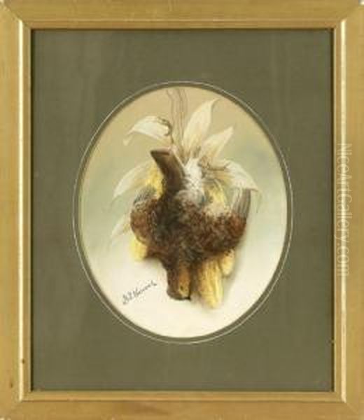 "nature Mortewith A Game Bird And Cornstalks " - view 1
