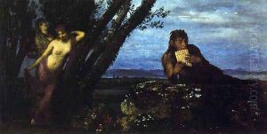 Spring Evening by Arnold Bocklin