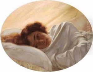 Ragazza Al Riposo by Cesare Viazzi