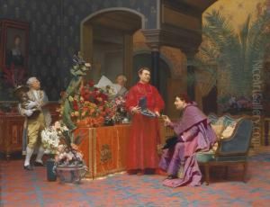 Le Fete Du Cardinal by Jehan Georges Vibert
