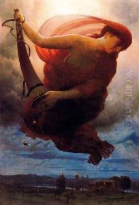The night by Arnold Bocklin