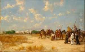 La Rencontre: Cavaliers Et Caravane